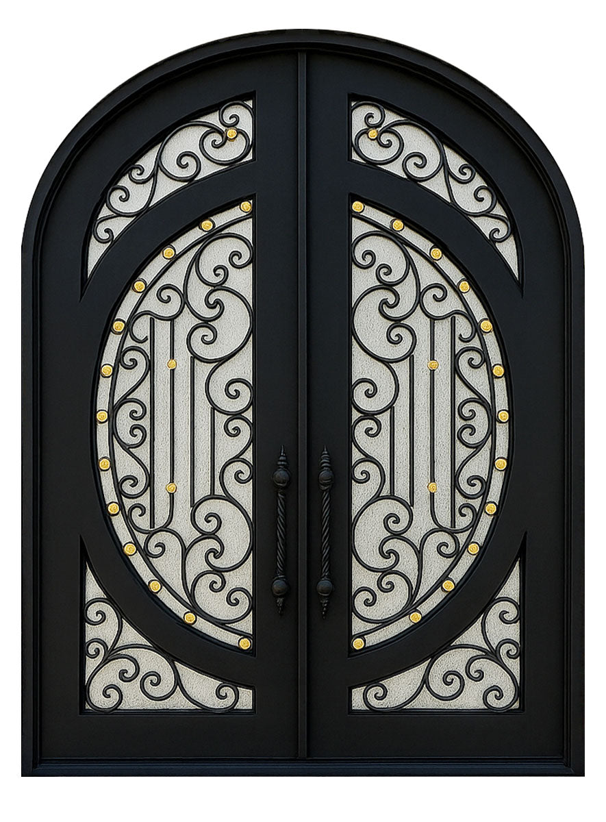 Royal 189 Wrought Iron Custom Exterior Door by Nova