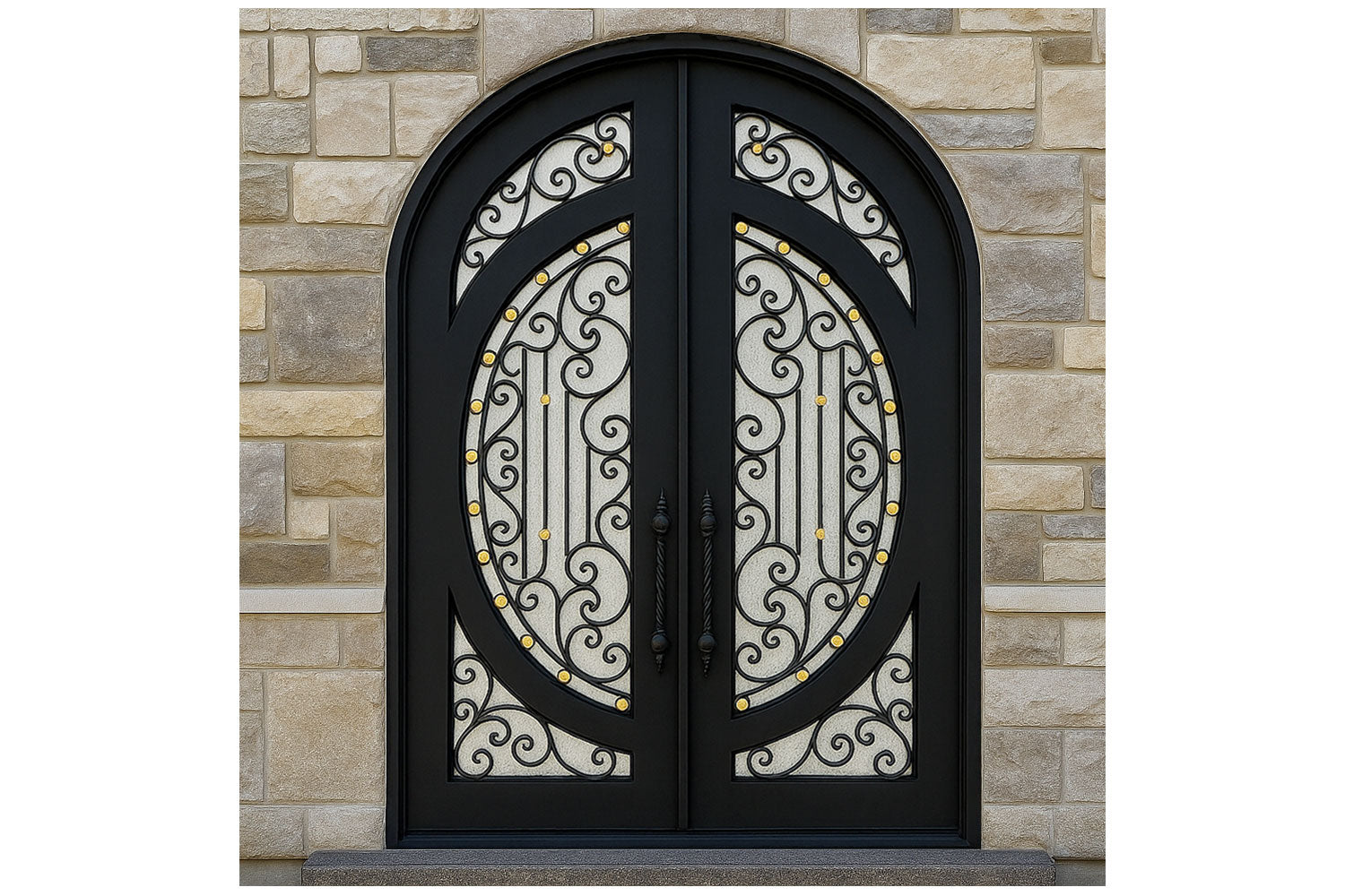 Royal 189 Wrought Iron Custom Exterior Door by Nova