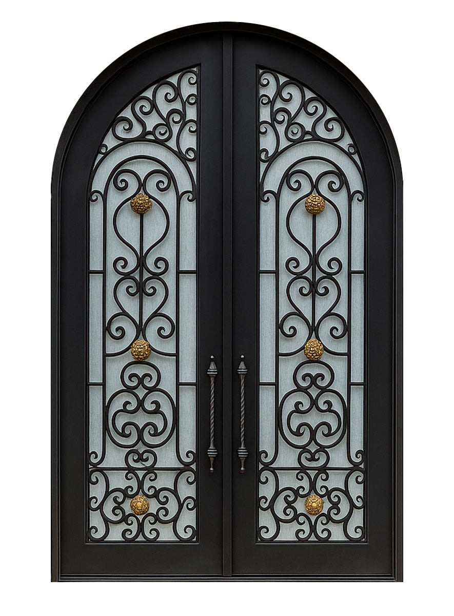 Royal 191 Wrought Iron Custom Exterior Door by Nova