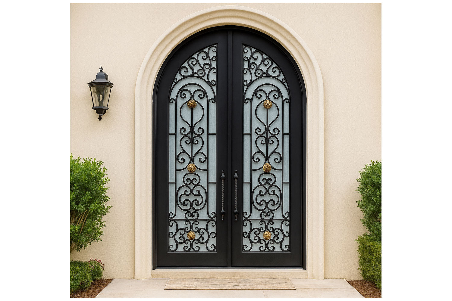 Royal 191 Wrought Iron Custom Exterior Door by Nova
