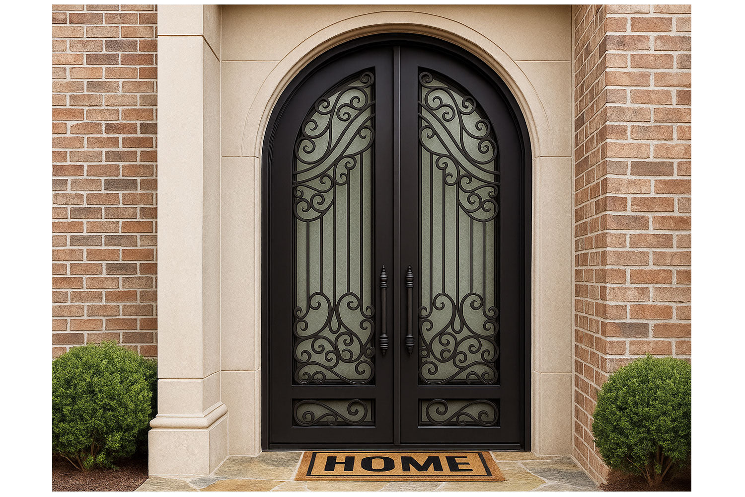 Royal 192 Wrought Iron Custom Exterior Door by Nova