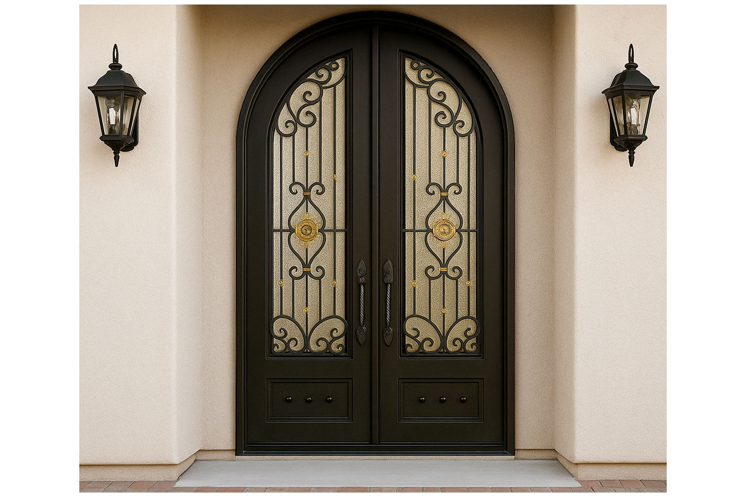 Royal 194 Wrought Iron Custom Exterior Door by Nova