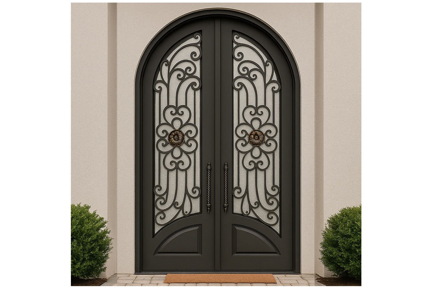 Royal 195 Wrought Iron Custom Exterior Door by Nova