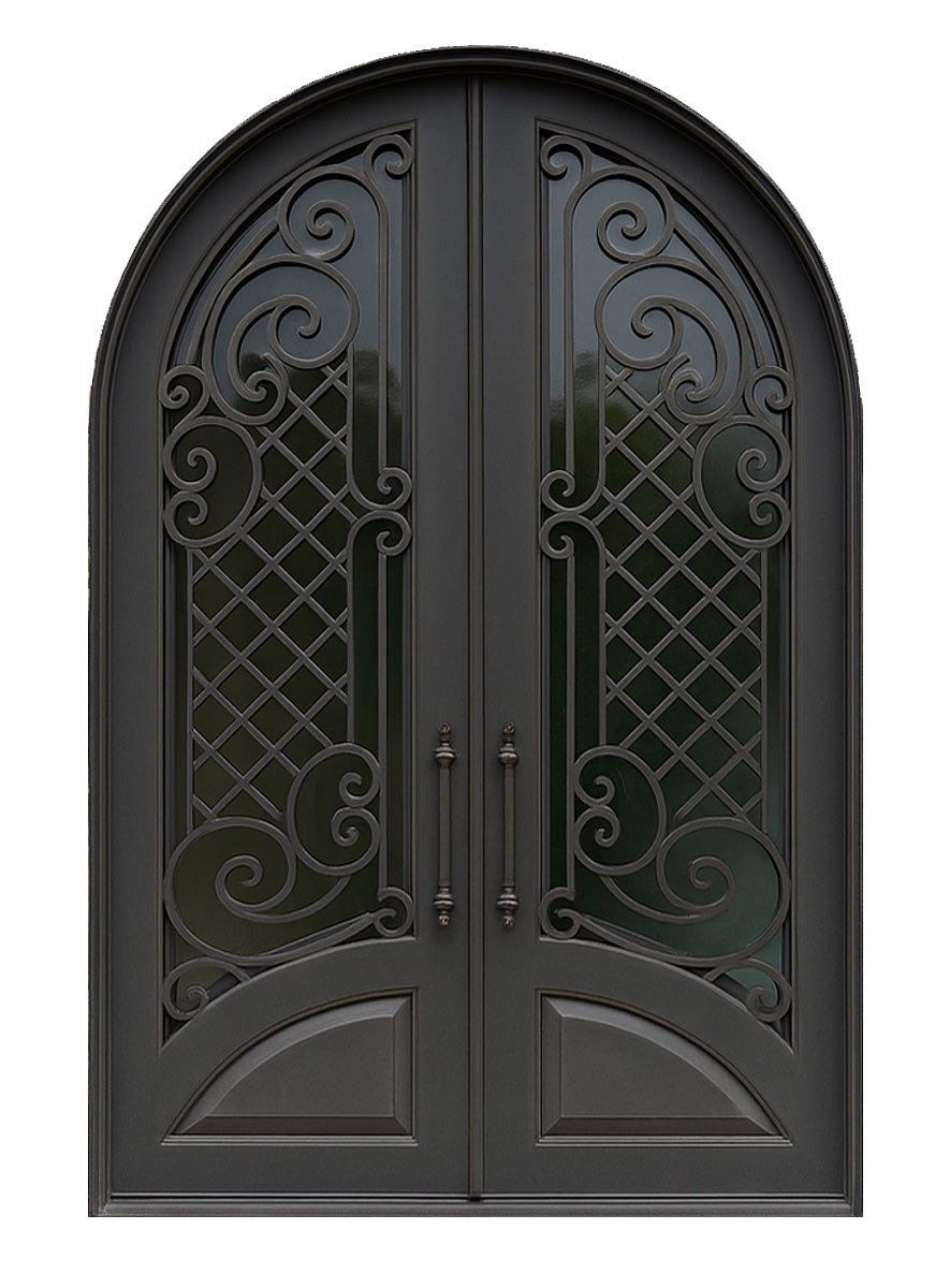 Royal 196 Wrought Iron Custom Exterior Door by Nova