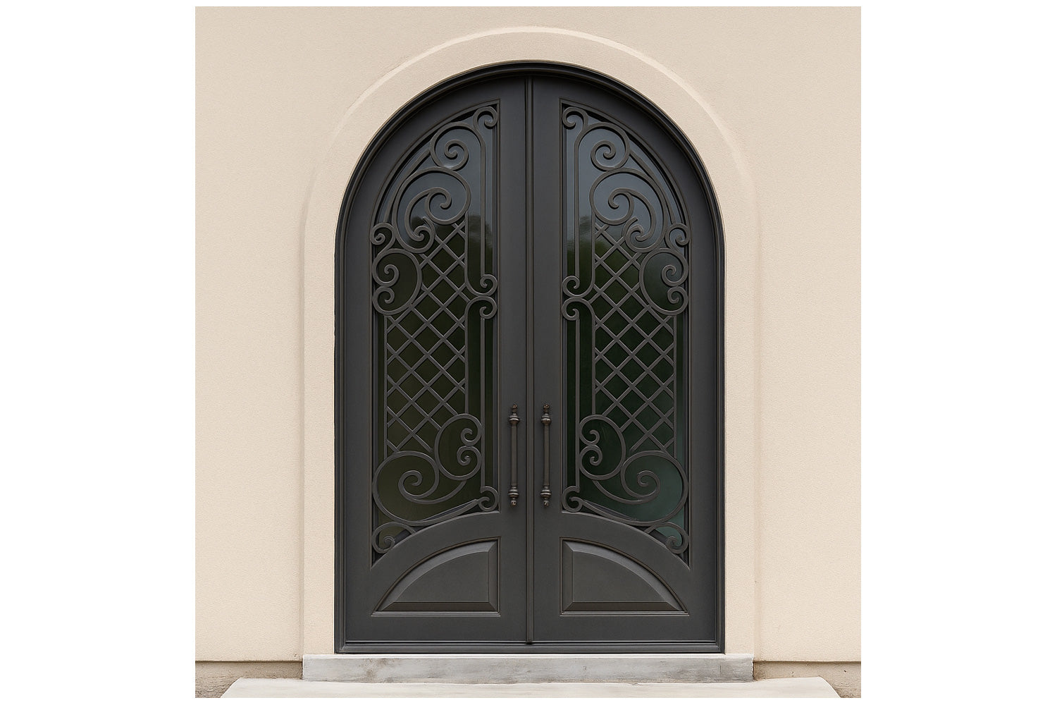 Royal 196 Wrought Iron Custom Exterior Door by Nova