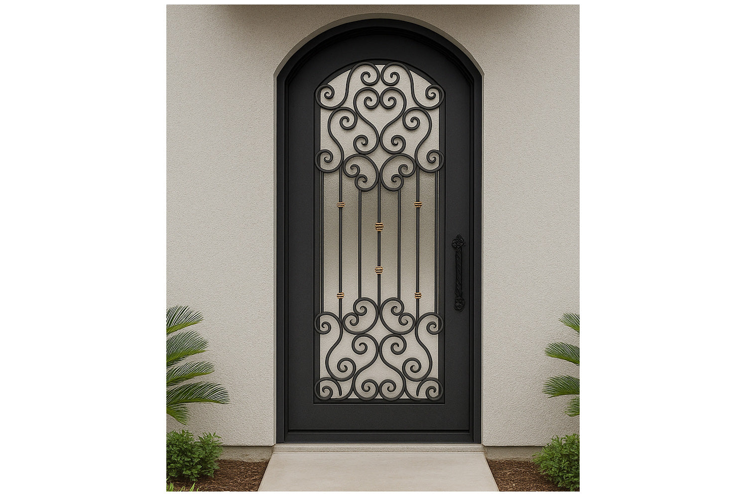 Royal 199 Wrought Iron Custom Exterior Door by Nova