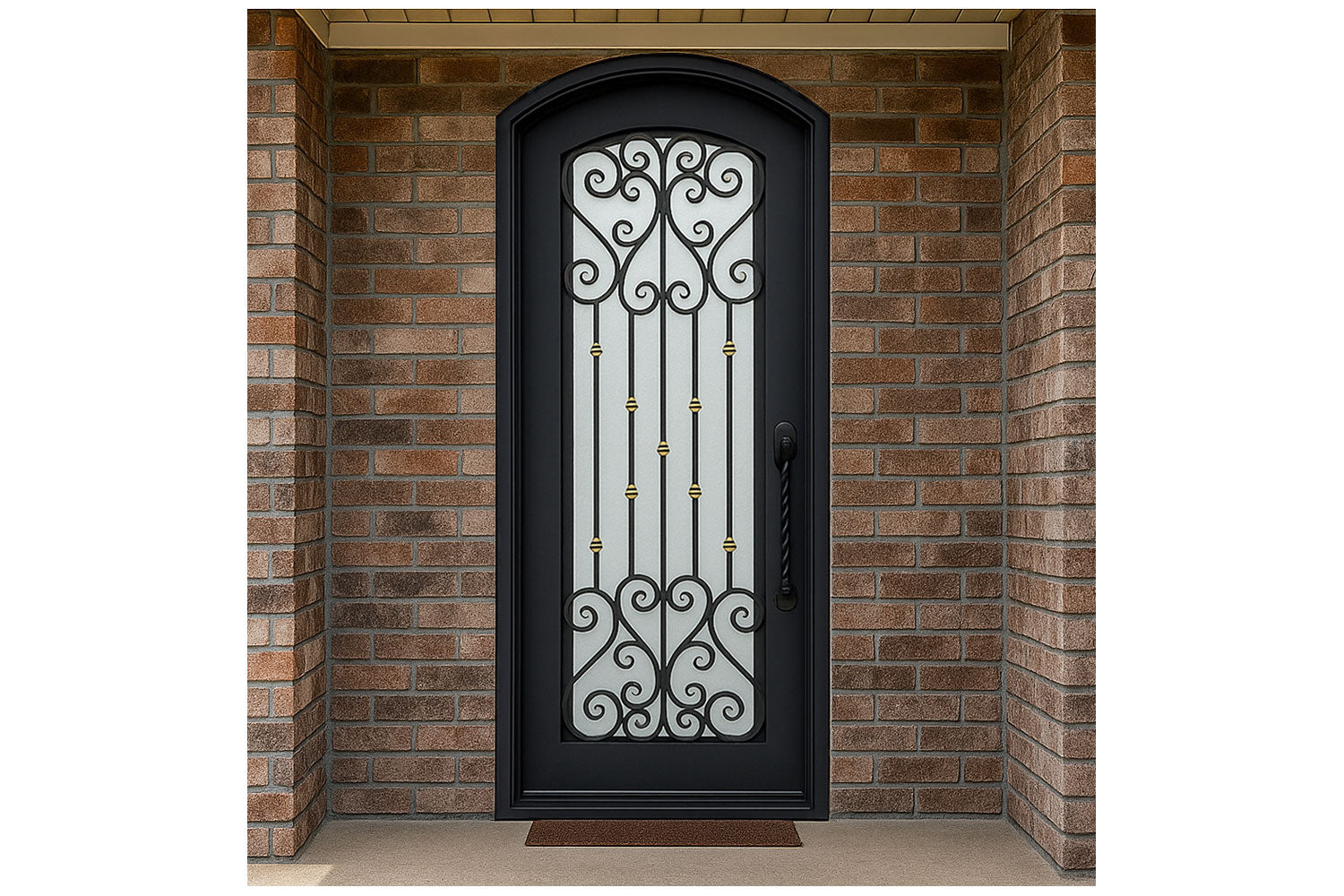 Royal 200 Wrought Iron Custom Exterior Door by Nova