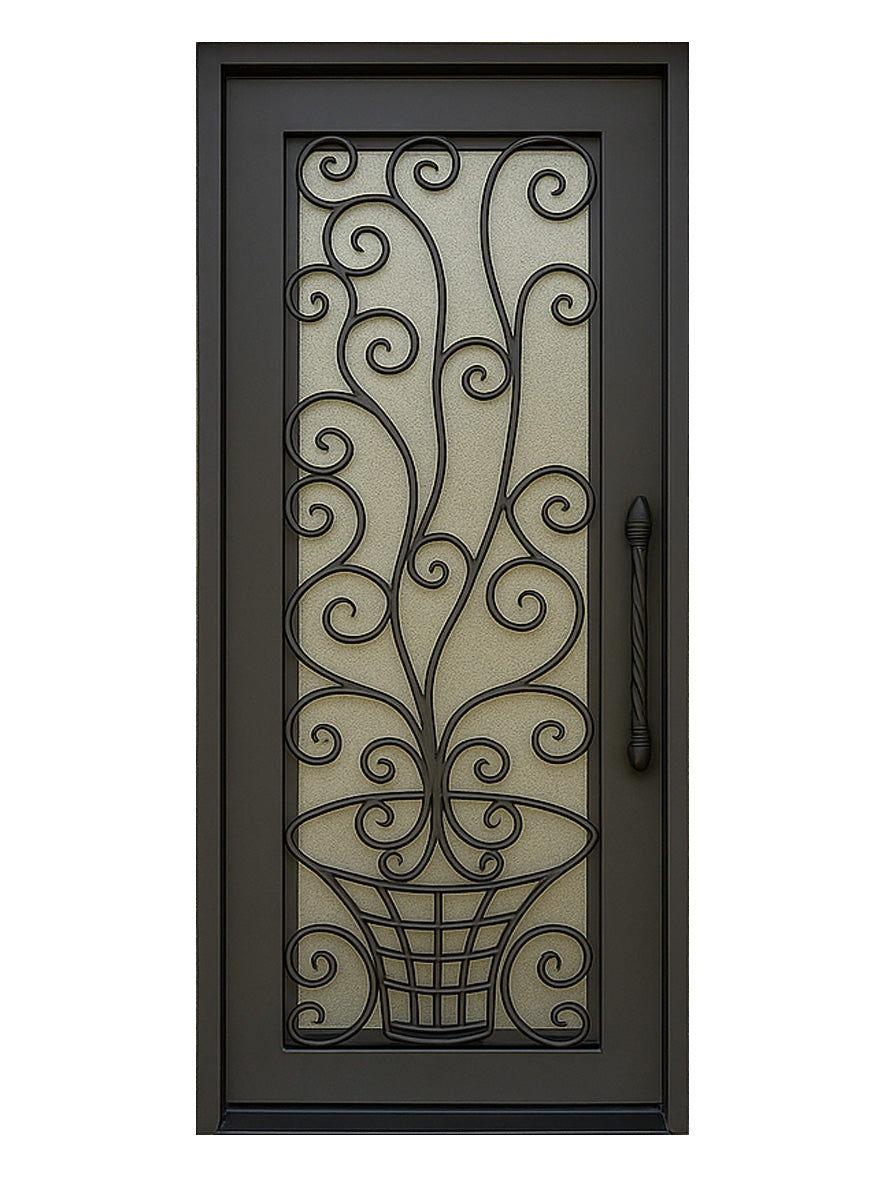 Royal 201 Wrought Iron Custom Exterior Door by Nova