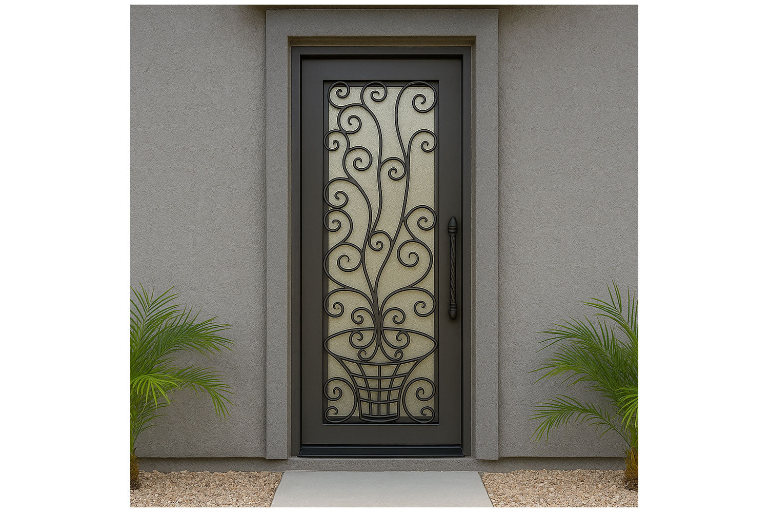Royal 201 Wrought Iron Custom Exterior Door by Nova