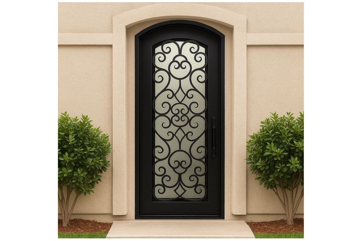 Royal 203 Wrought Iron Custom Exterior Door by Nova