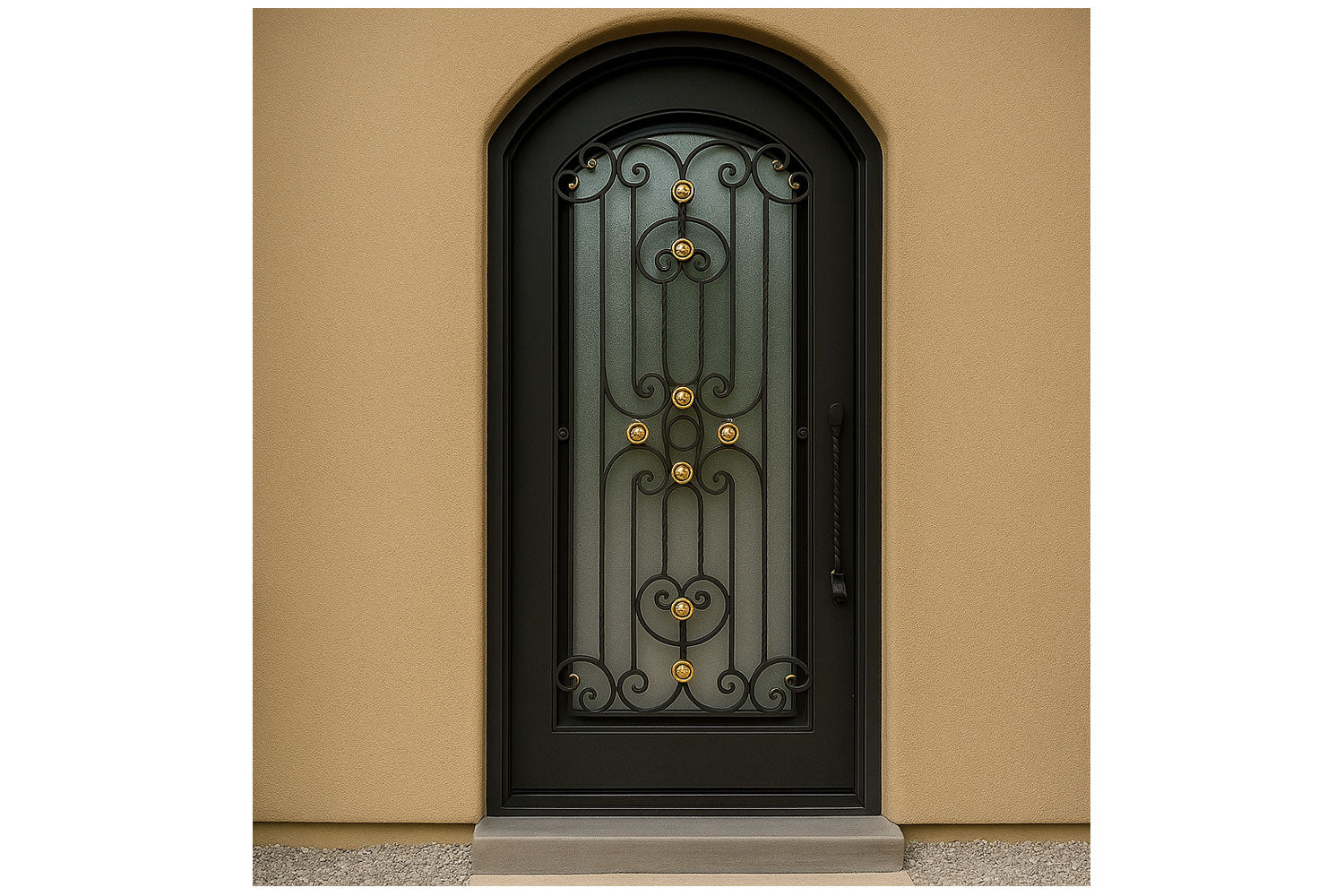 Royal 204 Wrought Iron Custom Exterior Door by Nova