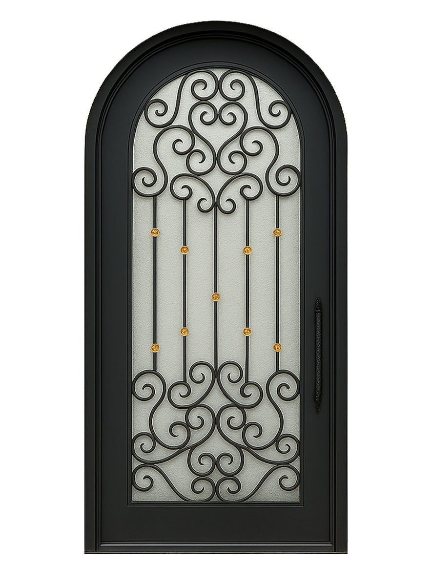 Royal 205 Wrought Iron Custom Exterior Door by Nova