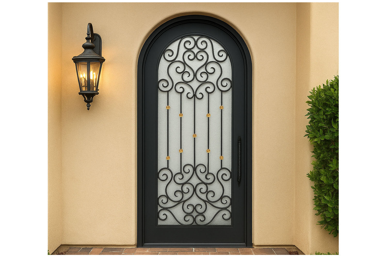 Royal 205 Wrought Iron Custom Exterior Door by Nova