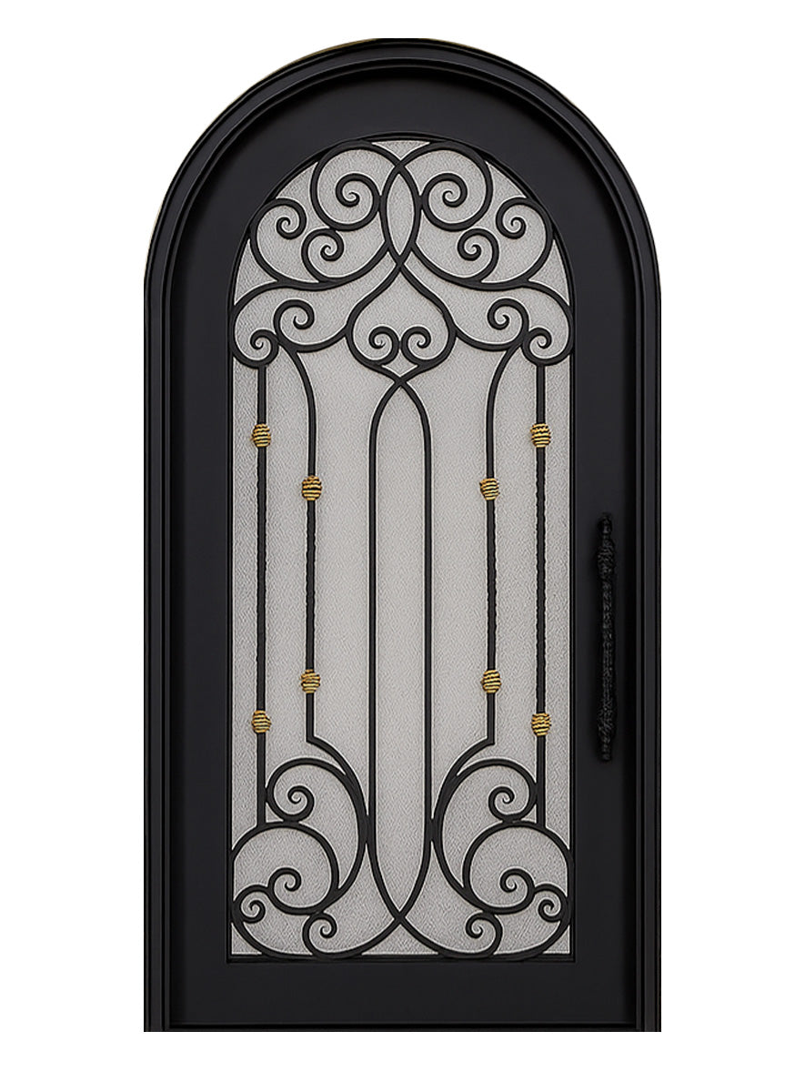 Royal 206 Wrought Iron Custom Exterior Door by Nova
