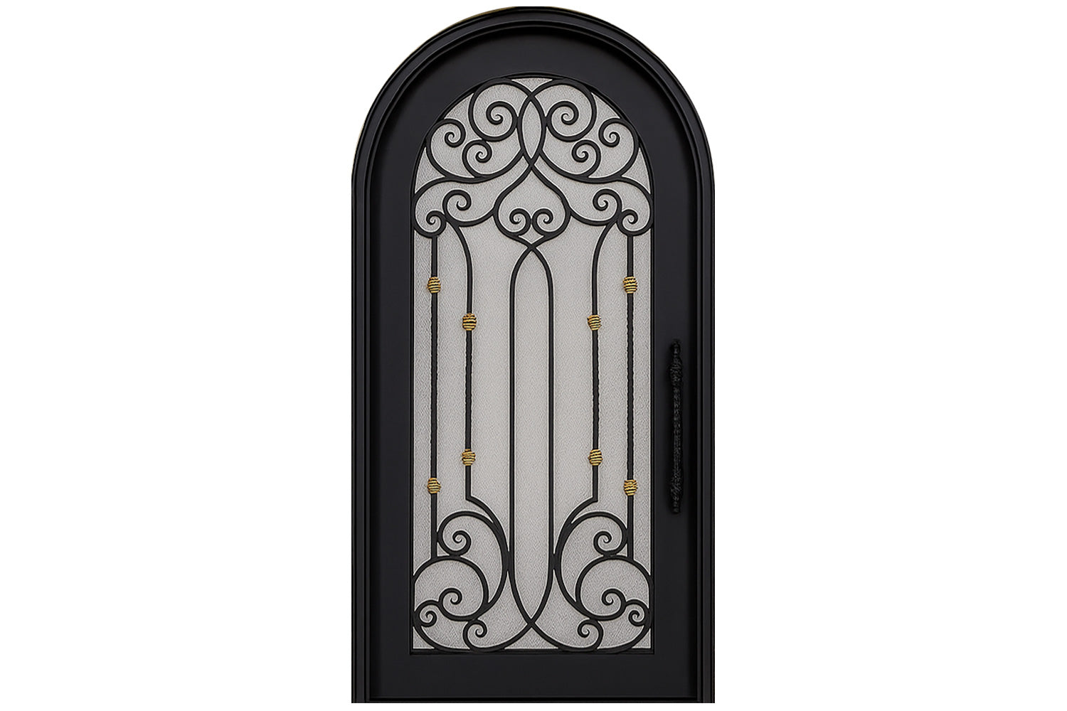 Royal 206 Wrought Iron Custom Exterior Door by Nova