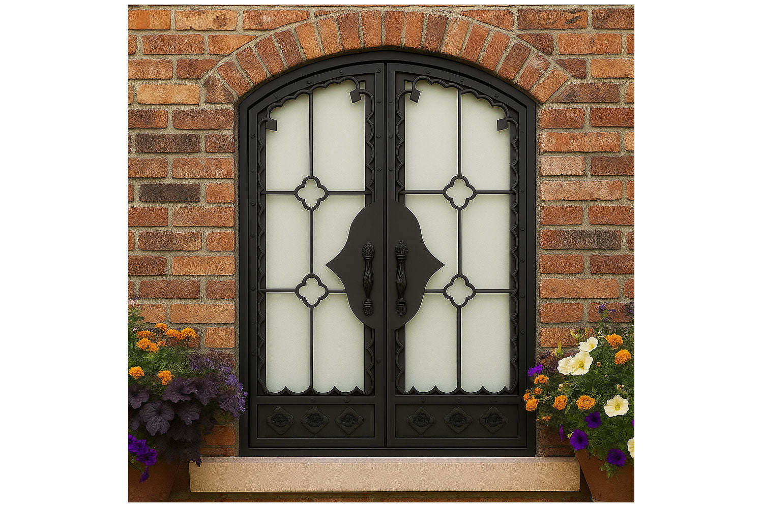 Royal 208 Wrought Iron Custom Exterior Door by Nova