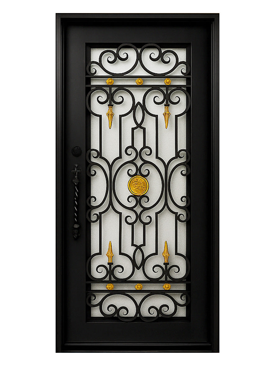 Royal 209 Wrought Iron Custom Exterior Door by Nova