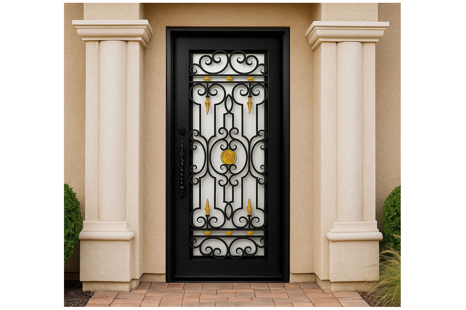 Royal 209 Wrought Iron Custom Exterior Door by Nova