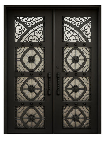 Royal 210 Wrought Iron Custom Exterior Door by Nova