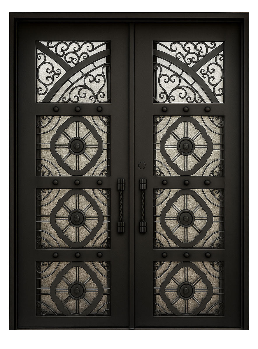 Royal 210 Wrought Iron Custom Exterior Door by Nova
