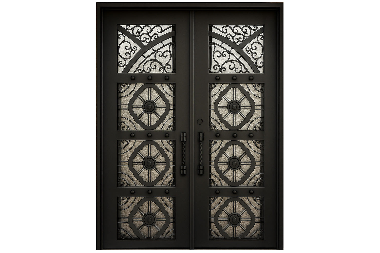 Royal 210 Wrought Iron Custom Exterior Door by Nova