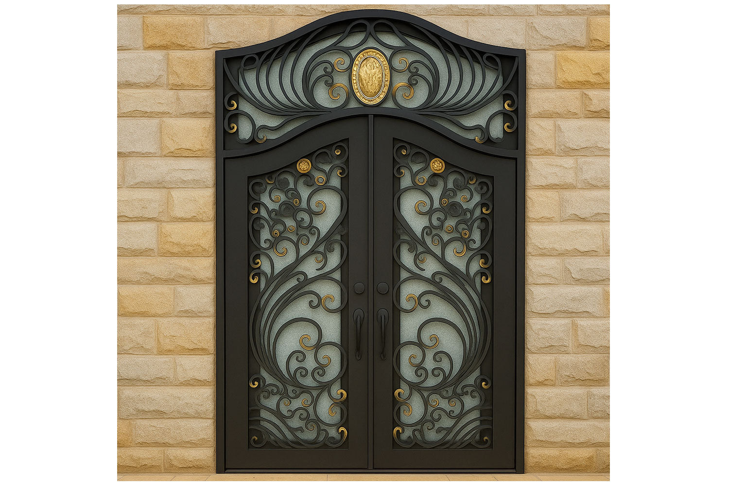 Royal 211 Wrought Iron Custom Exterior Door by Nova