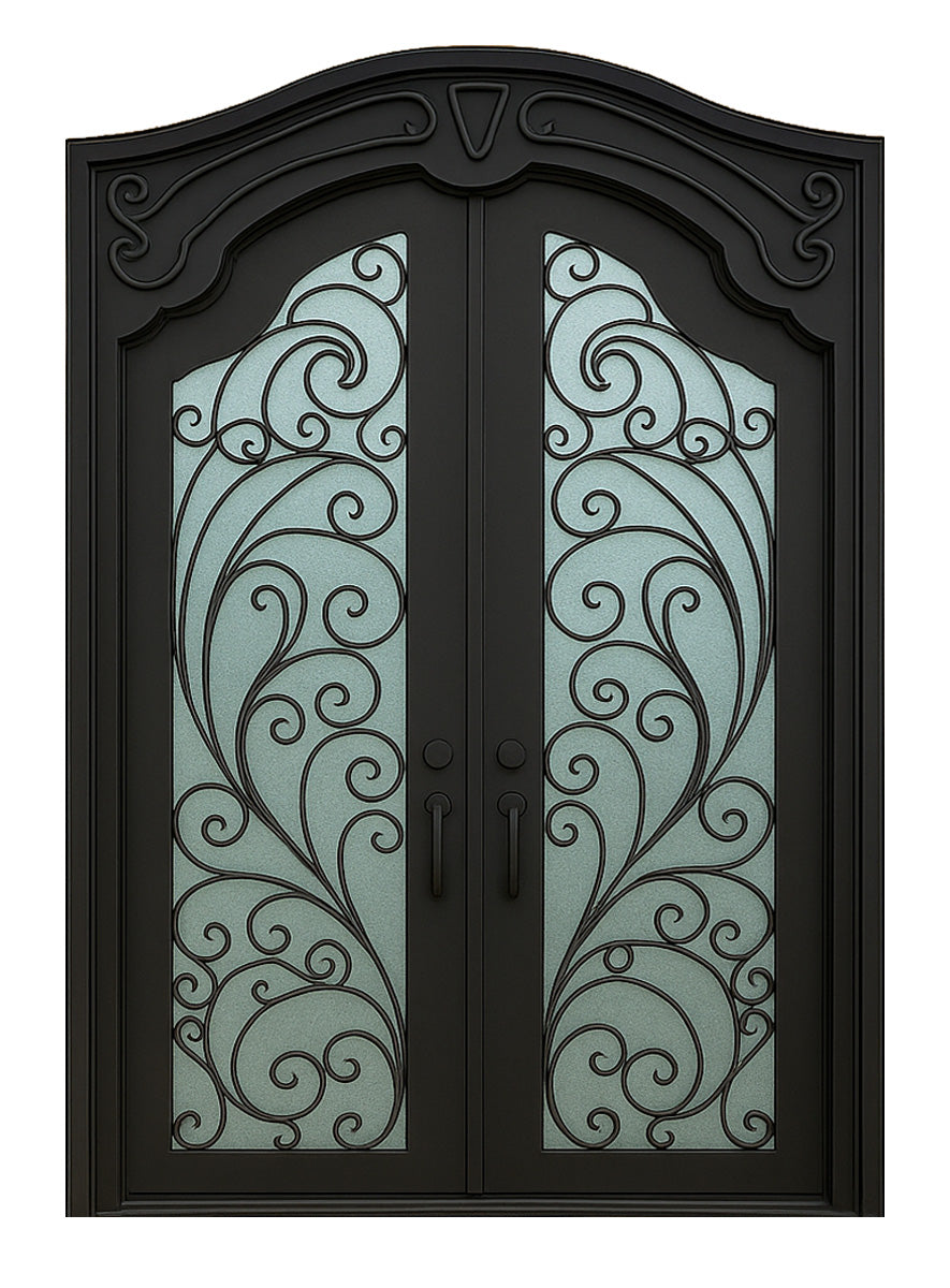 Royal 212 Wrought Iron Custom Exterior Door by Nova