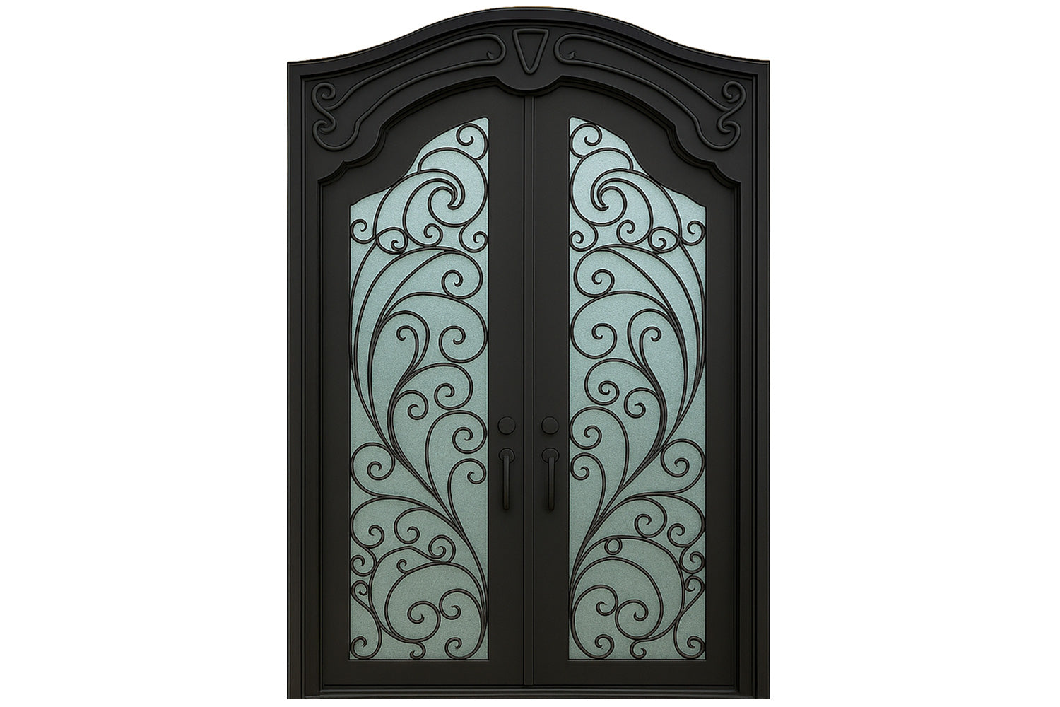Royal 212 Wrought Iron Custom Exterior Door by Nova