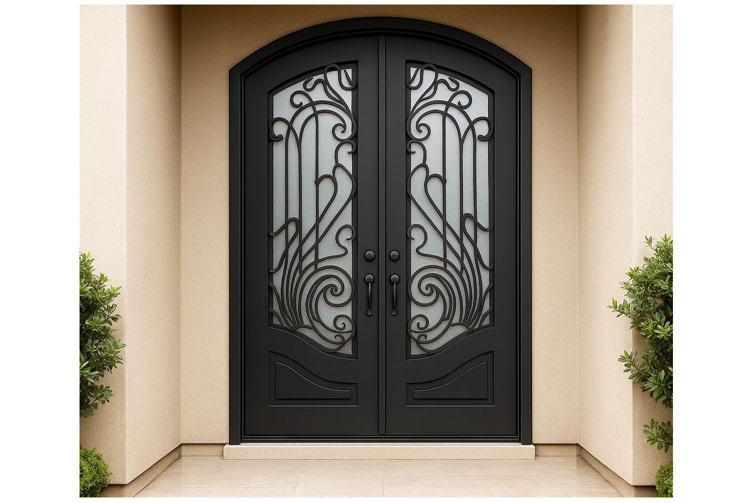 Royal 213 Wrought Iron Custom Exterior Door by Nova