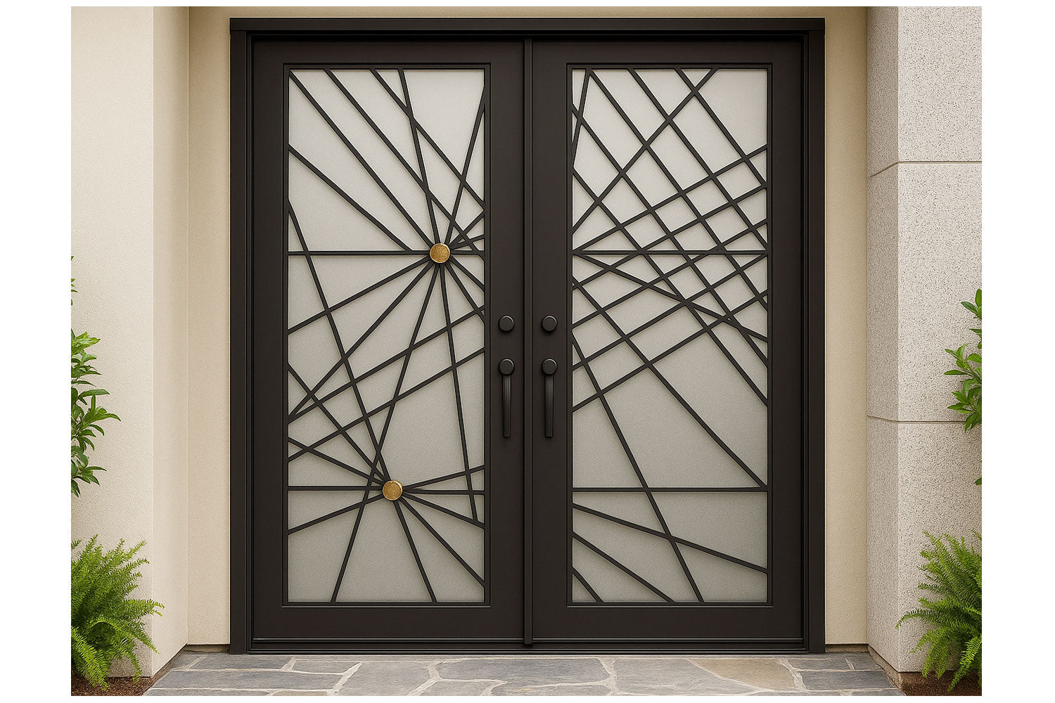 Royal 214 Wrought Iron Custom Exterior Door by Nova