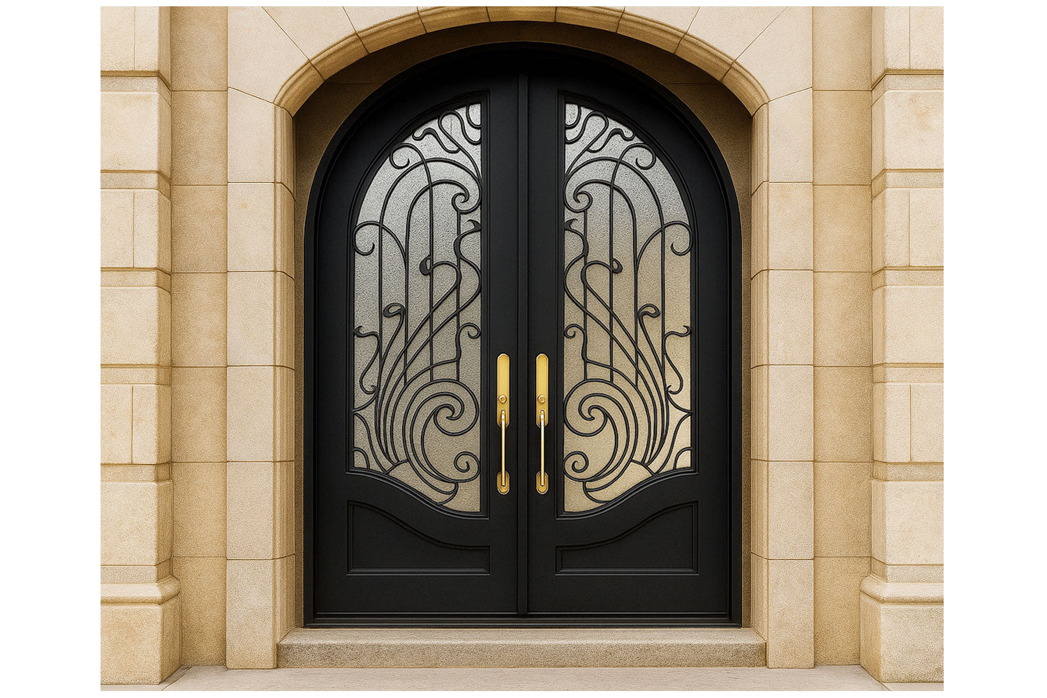 Royal 215 Wrought Iron Custom Exterior Door by Nova