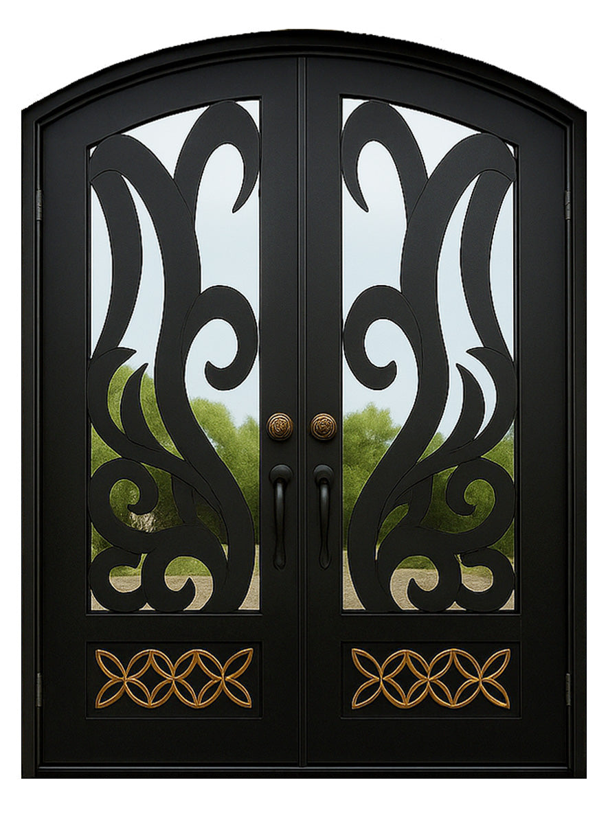 Royal 216 Wrought Iron Custom Exterior Door by Nova