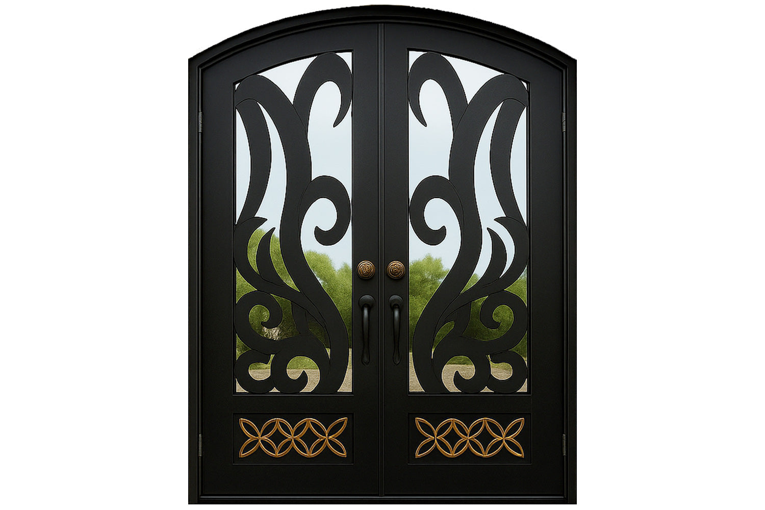 Royal 216 Wrought Iron Custom Exterior Door by Nova