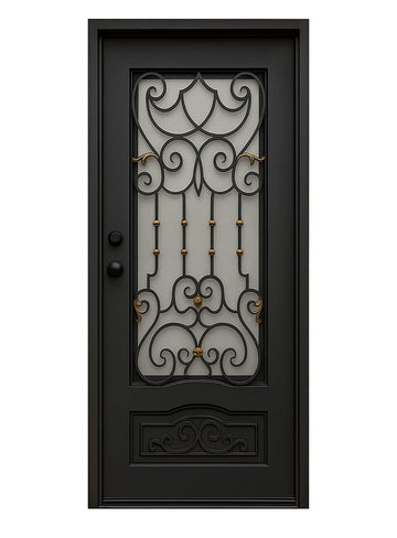 Royal 218 Wrought Iron Custom Exterior Door by Nova