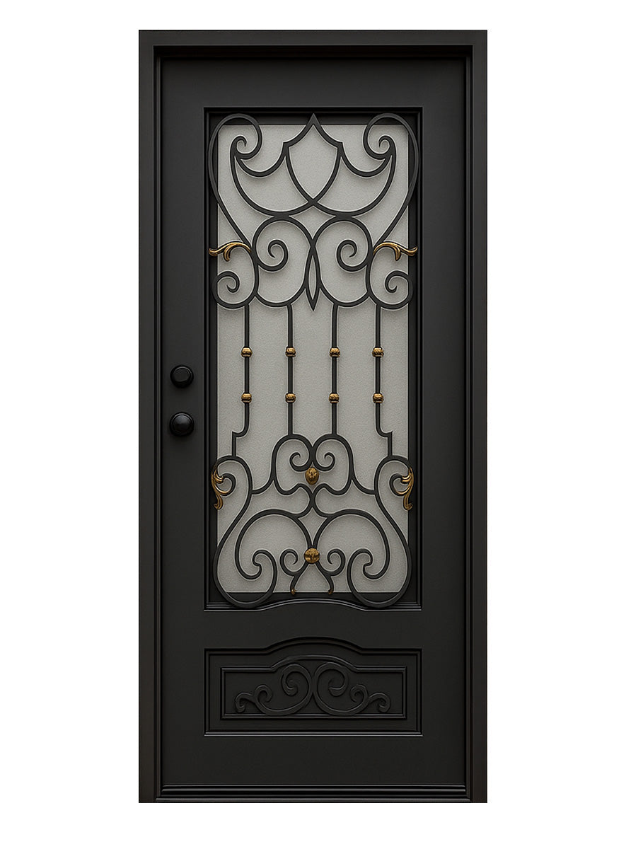 Royal 218 Wrought Iron Custom Exterior Door by Nova