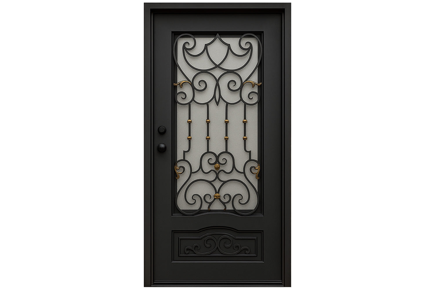 Royal 218 Wrought Iron Custom Exterior Door by Nova