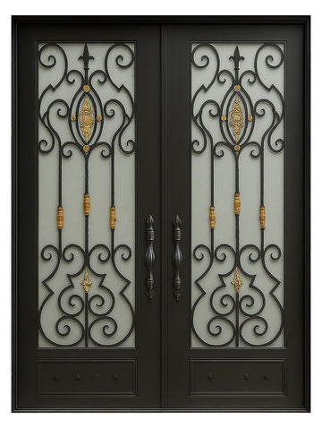 Royal 219 Wrought Iron Custom Exterior Door by Nova