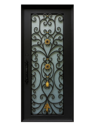 Royal 220 Wrought Iron Custom Exterior Door by Nova
