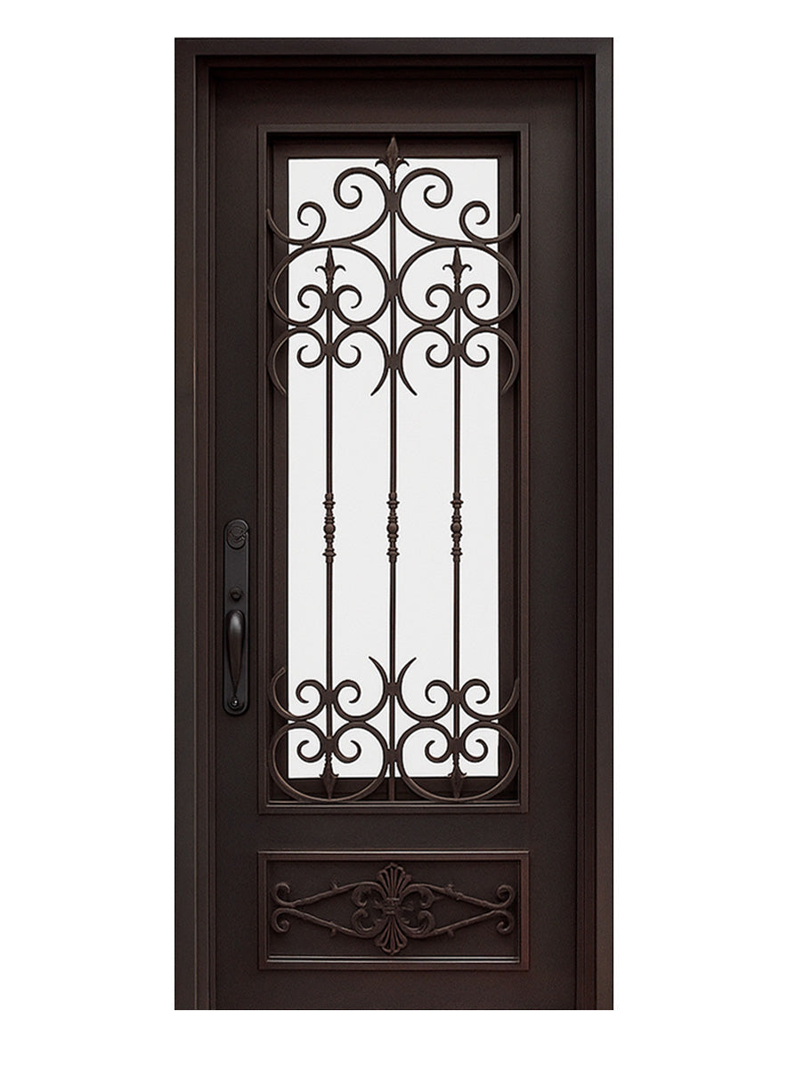 Royal 221 Wrought Iron Custom Exterior Door by Nova