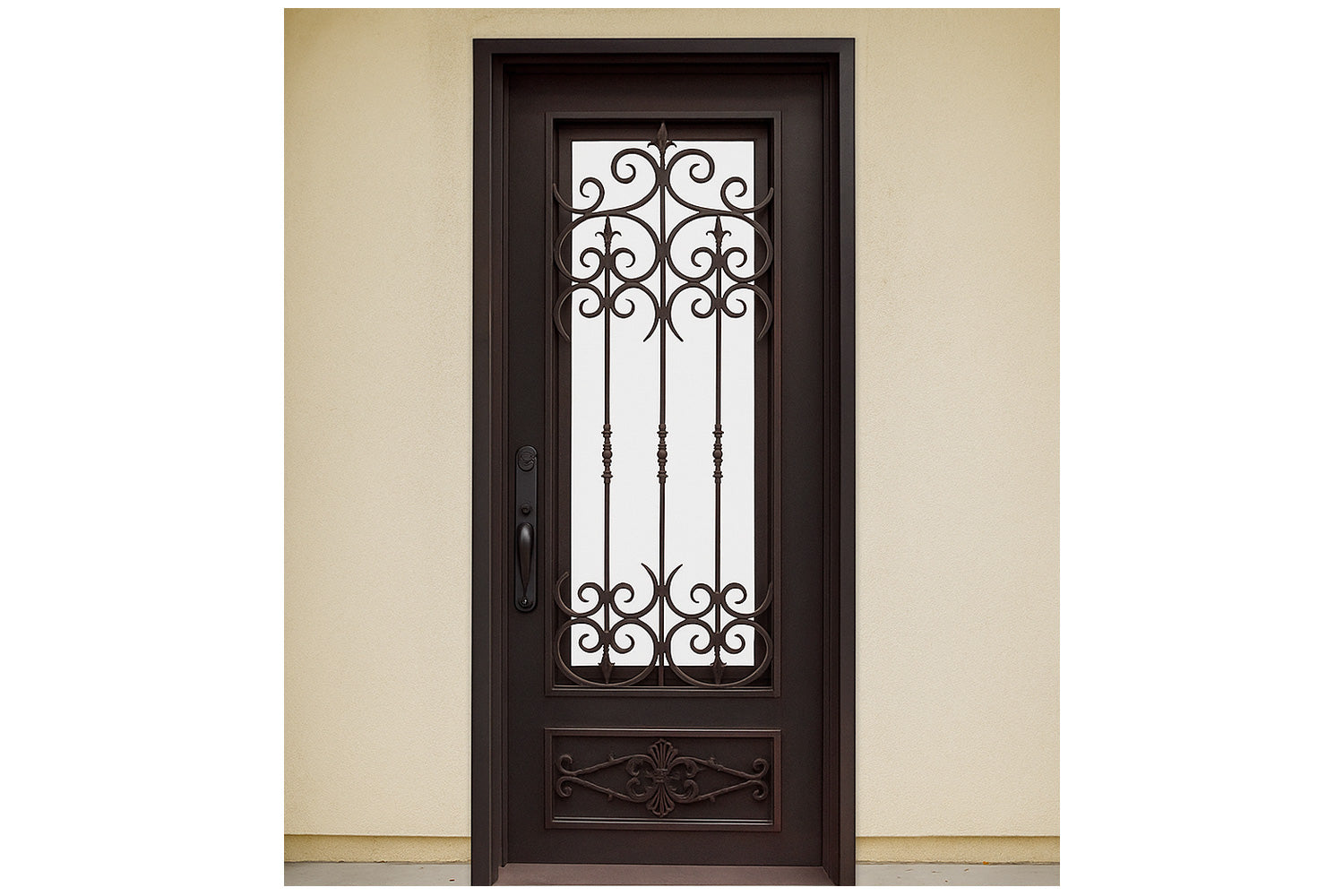 Royal 221 Wrought Iron Custom Exterior Door by Nova