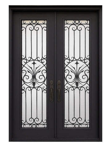 Royal 222 Wrought Iron Custom Exterior Door by Nova