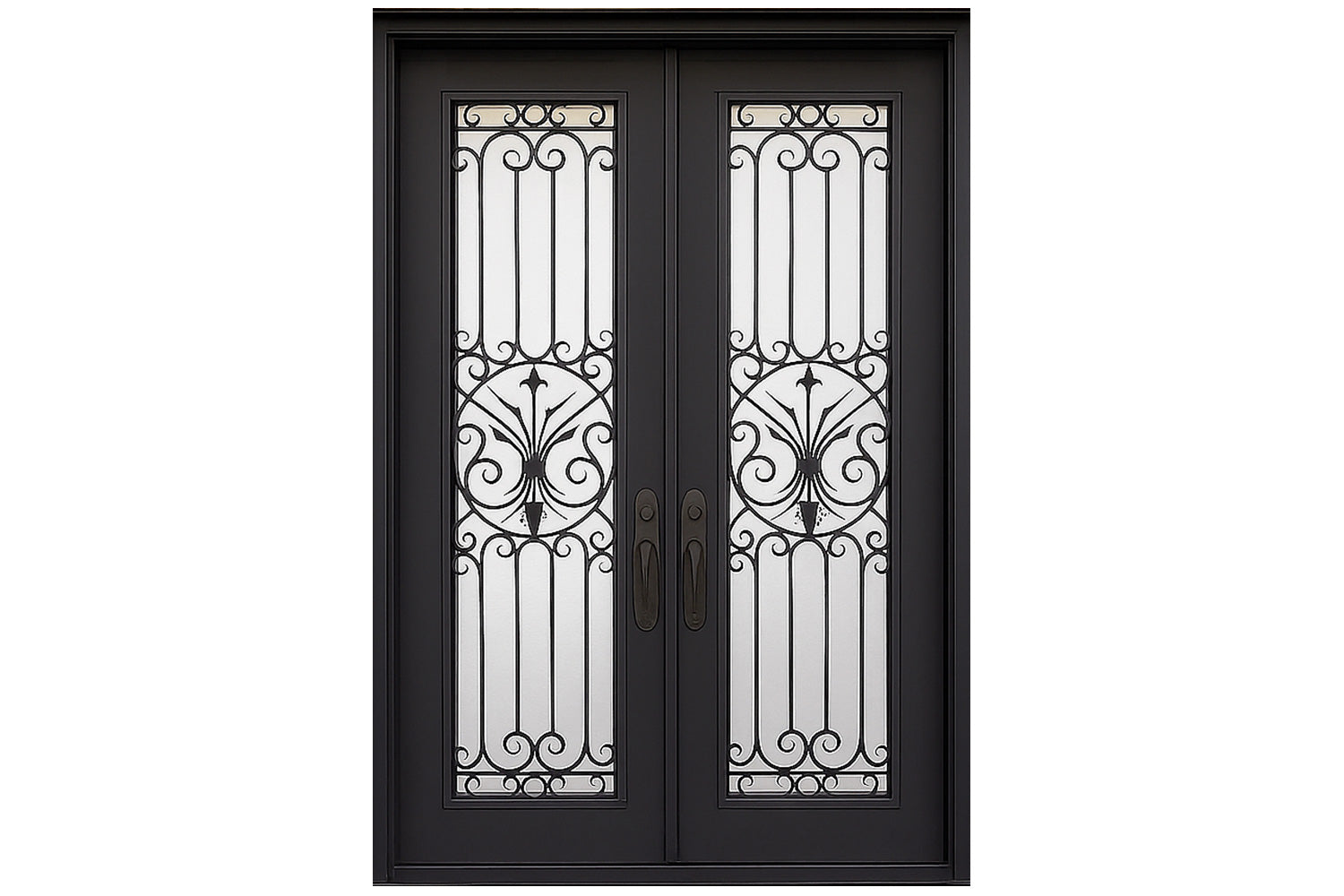 Royal 222 Wrought Iron Custom Exterior Door by Nova