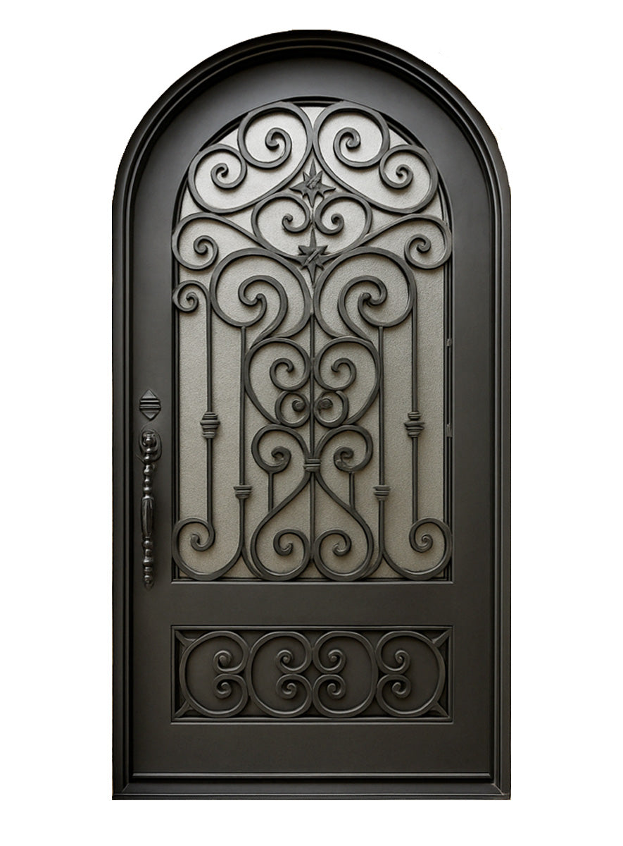 Royal 229 Wrought Iron Custom Exterior Door by Nova