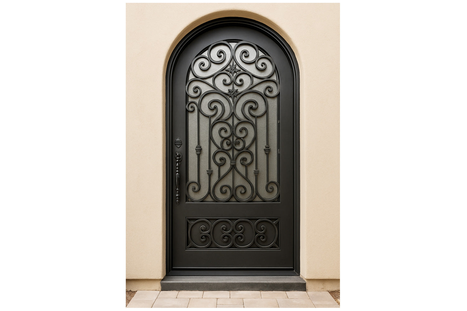 Royal 229 Wrought Iron Custom Exterior Door by Nova
