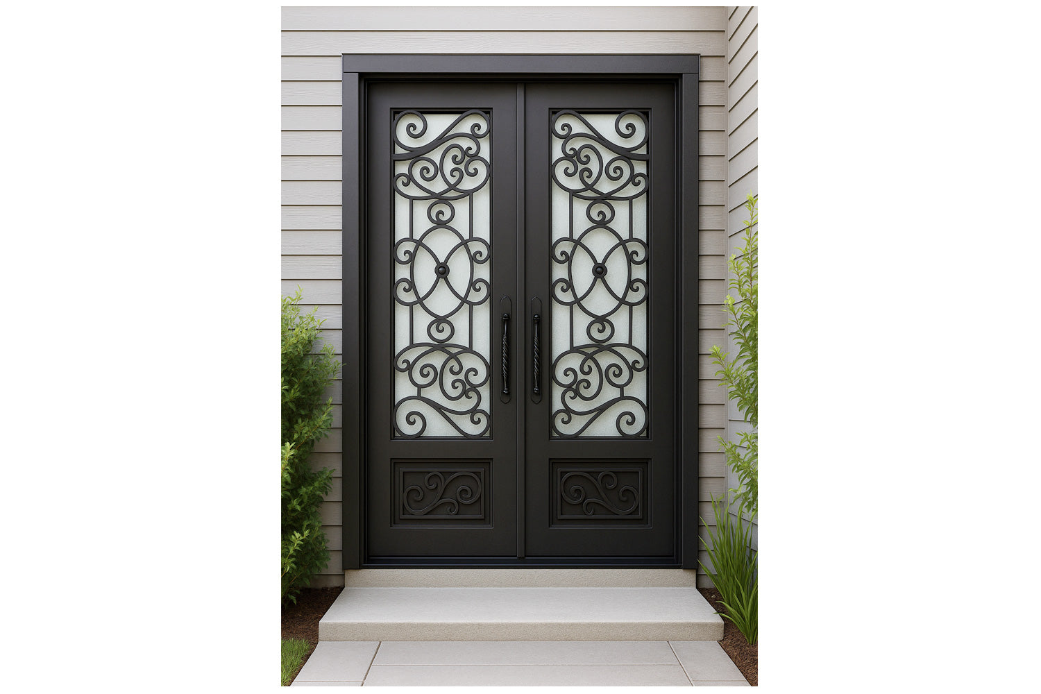 Royal 231 Wrought Iron Custom Exterior Door by Nova