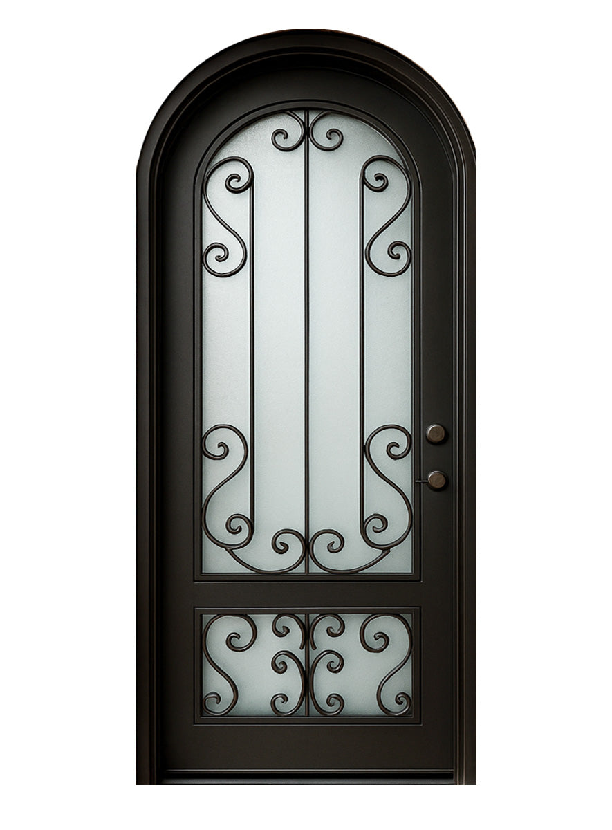 Royal 232 Wrought Iron Custom Exterior Door by Nova