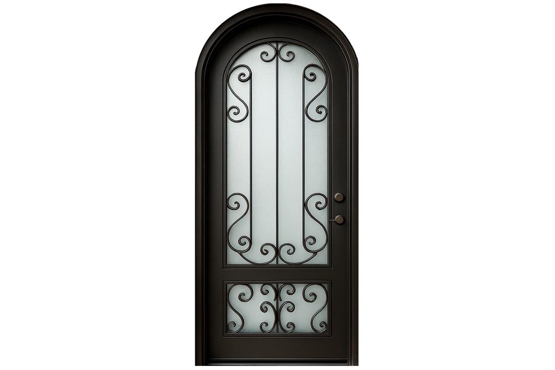 Royal 232 Wrought Iron Custom Exterior Door by Nova