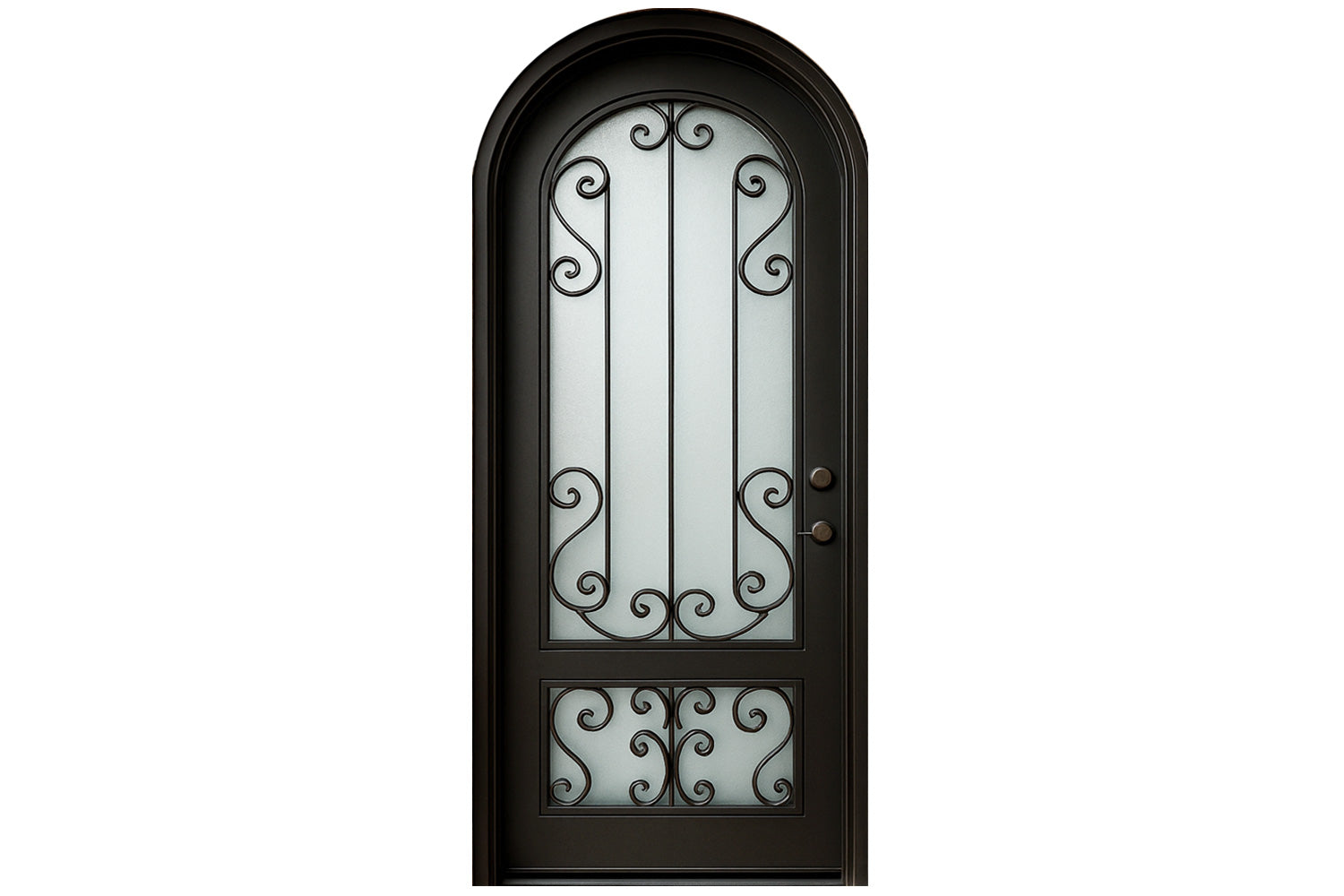 Royal 232 Wrought Iron Custom Exterior Door by Nova
