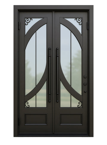 Royal 234 Wrought Iron Custom Exterior Door by Nova