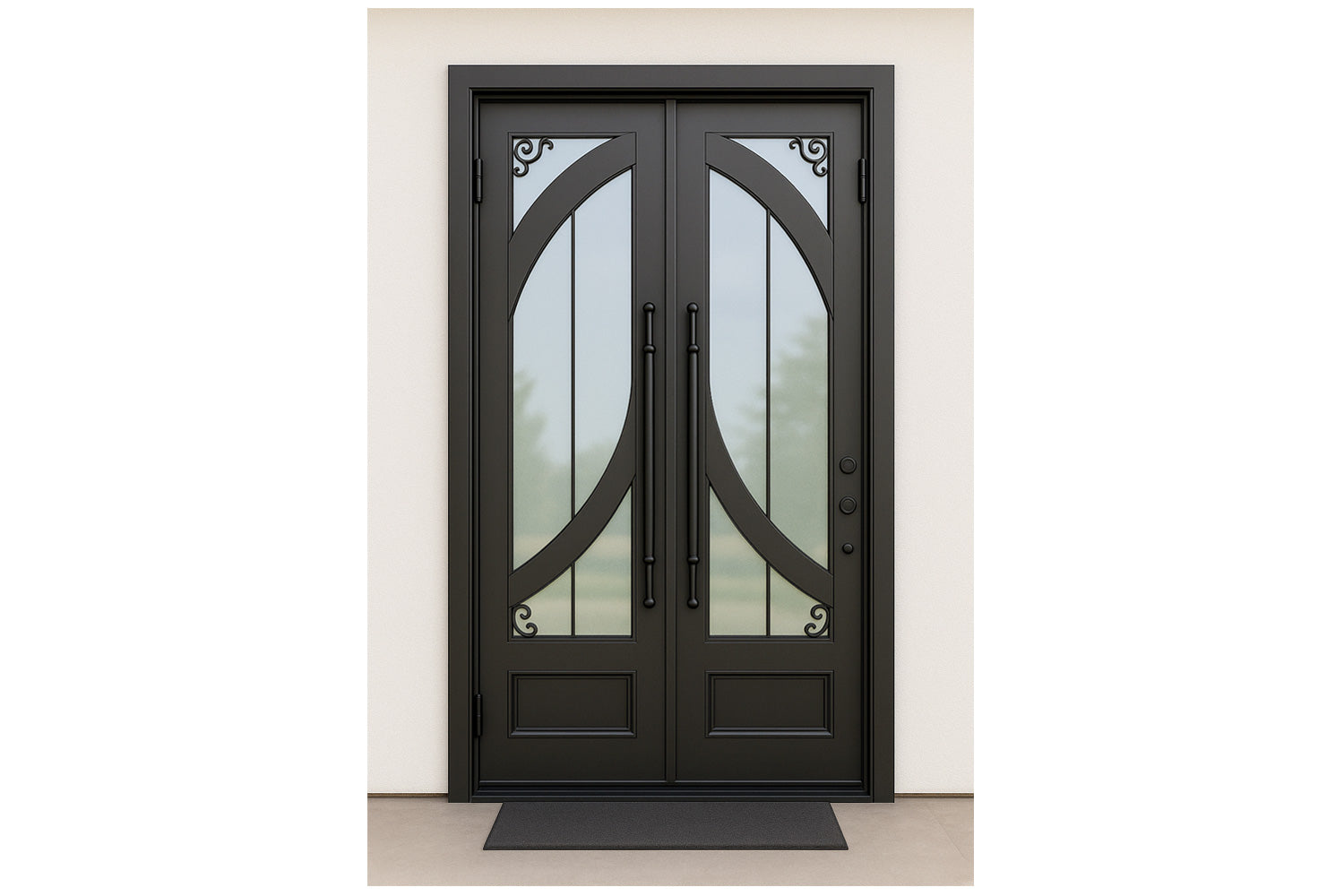 Royal 234 Wrought Iron Custom Exterior Door by Nova